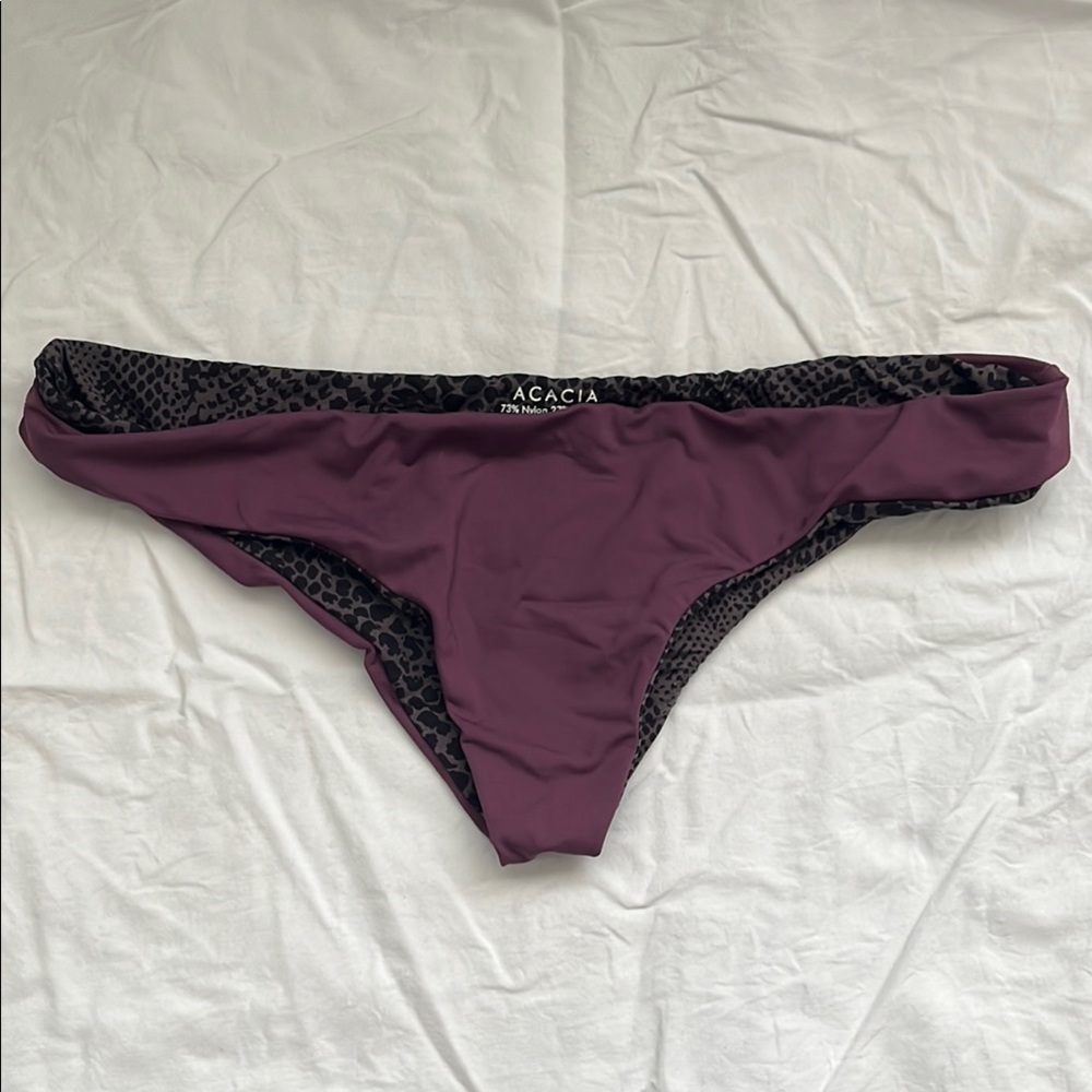 Acacia makai bikini bottom plum 2019